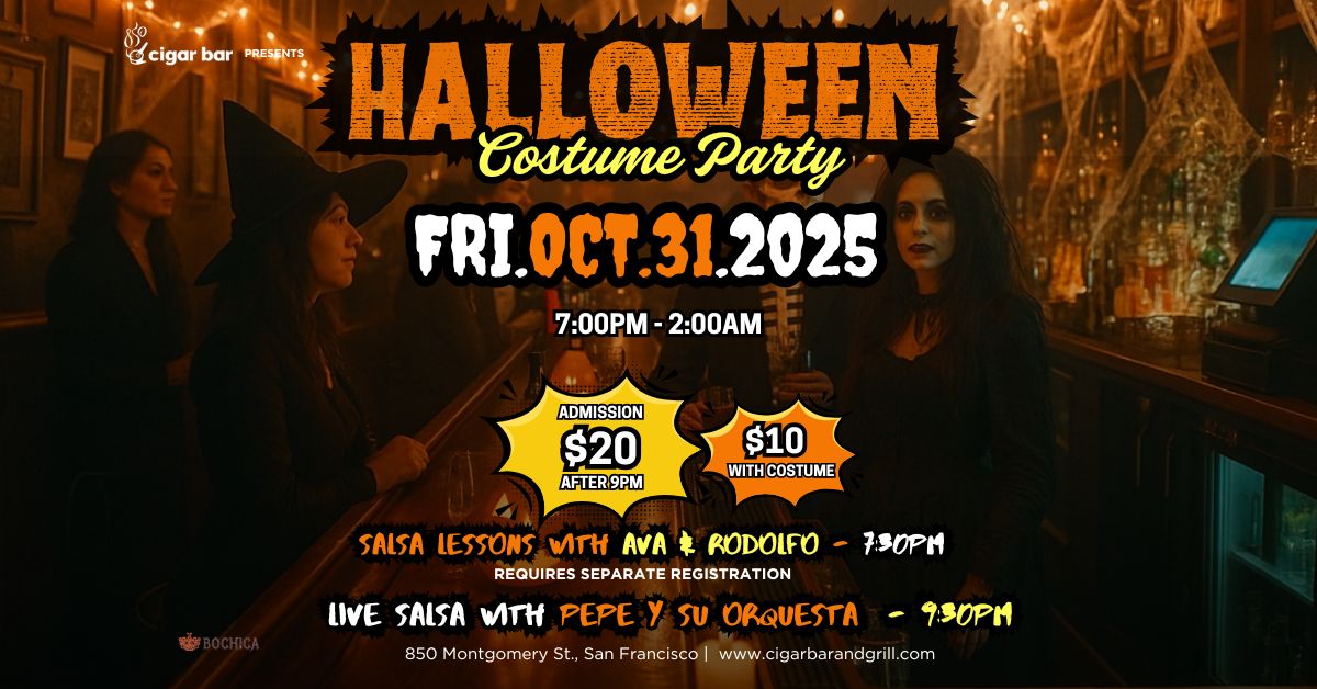 Halloween Costume Party: Live Salsa with Pepe Y Su Orquesta - Friday, October 31, 2025