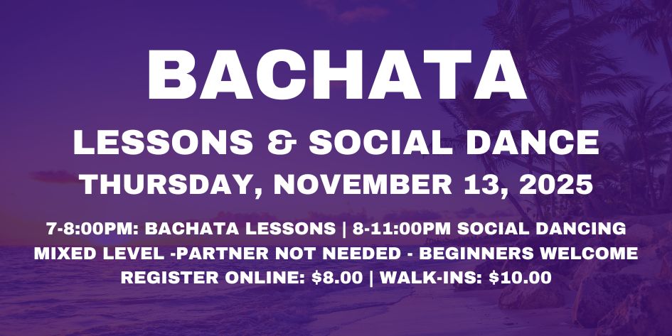 Bachata Party with Inessence Dance Co. - Thursday, November 13, 2025