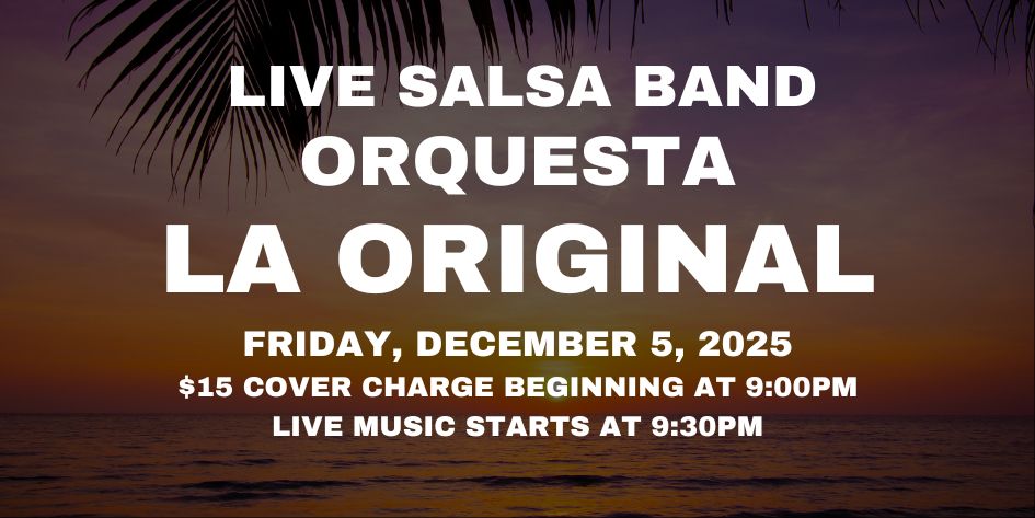 Salsa Night with Live Band: Orquesta La Original - Friday, December 5, 2025