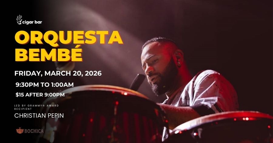 Salsa Night with Live Band: Orquesta Bemb&eacute; - Friday, March 20, 2026