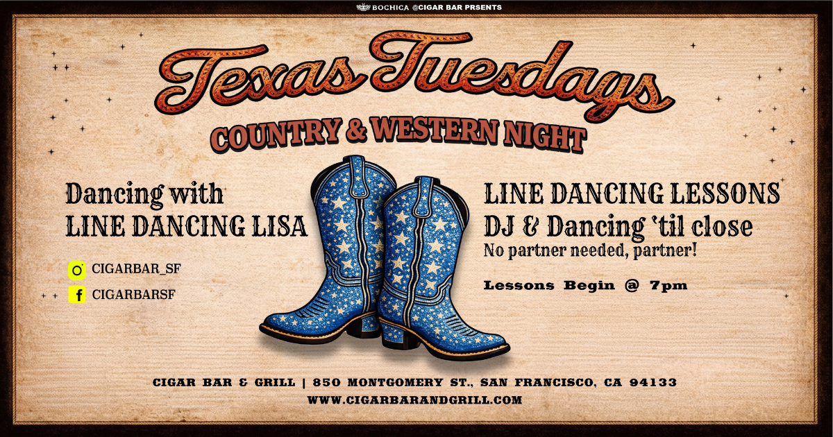 Texas Tuesdays - Dancing with Line Dancing Lisa - Tuesday, April 14, 2026