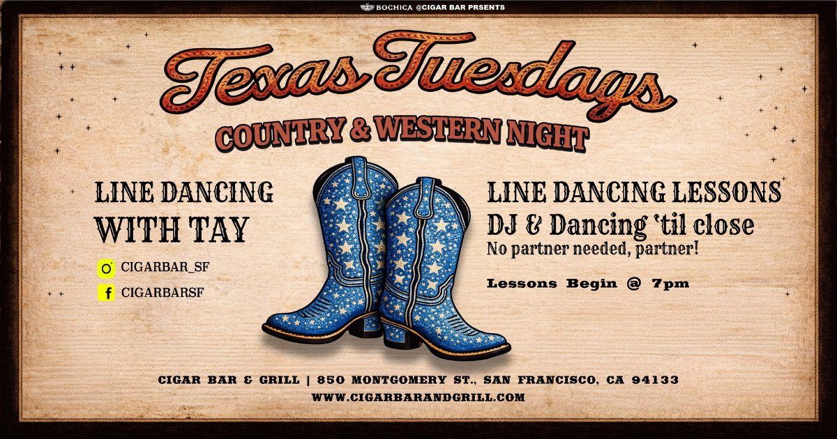 Texas Tuesdays - Line Dancing with Tay - Tuesday, April 21, 2026