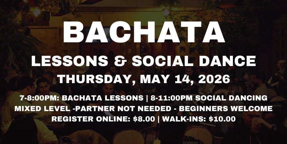 Bachata Party with Inessence - May 14, 2026