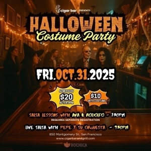 Halloween Costume Party: Live Salsa with Pepe Y Su Orquesta - Friday, October 31, 2025