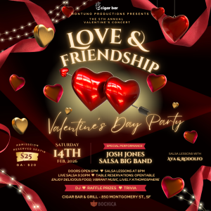 Valentine&rsquo;s Gala: Josh Jones Salsa Big Band &ndash; Saturday, February 14, 2026