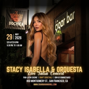 Salsa Night with Live Band: Stacy Isabella & Orquesta - Friday, May 29, 2026