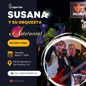Salsa Night with Live Band: Susana Y Su Orquesta Adelante - Saturday, September 5, 2026