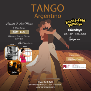 Tango Argentino: Lessons & Social Dancing - Sunday, February 1, 2026