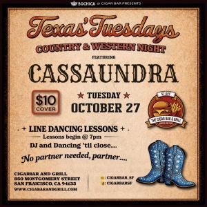 Texas Tuesdays - Line Dancing with Cassaundra - Tuesday, October 27, 2026