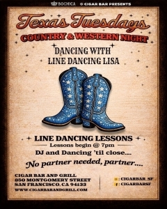 Texas Tuesdays - Dancing with Line Dancing Lisa - Tuesday, May 5, 2026